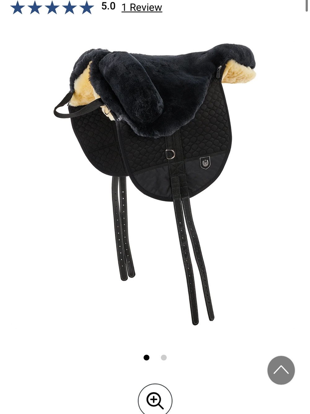 Werner Christ Sheepskin Bareback pad sz pony